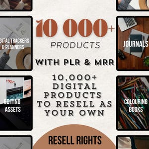 Ultimate PLR MRR Bundle Ideal for Passive Income, plr mrr Digital Products, Master Resell Rights, plr bundle, Master Resell Rights Education