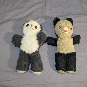 Vintage Panda Bear - Etsy Canada