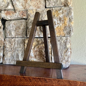 Wood Tabletop Easel, Wedding Sign Stand, Art Easel for