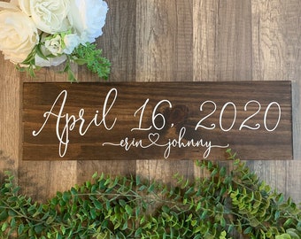 Home Furniture Diy Wood Wedding Announcement Reception Signs