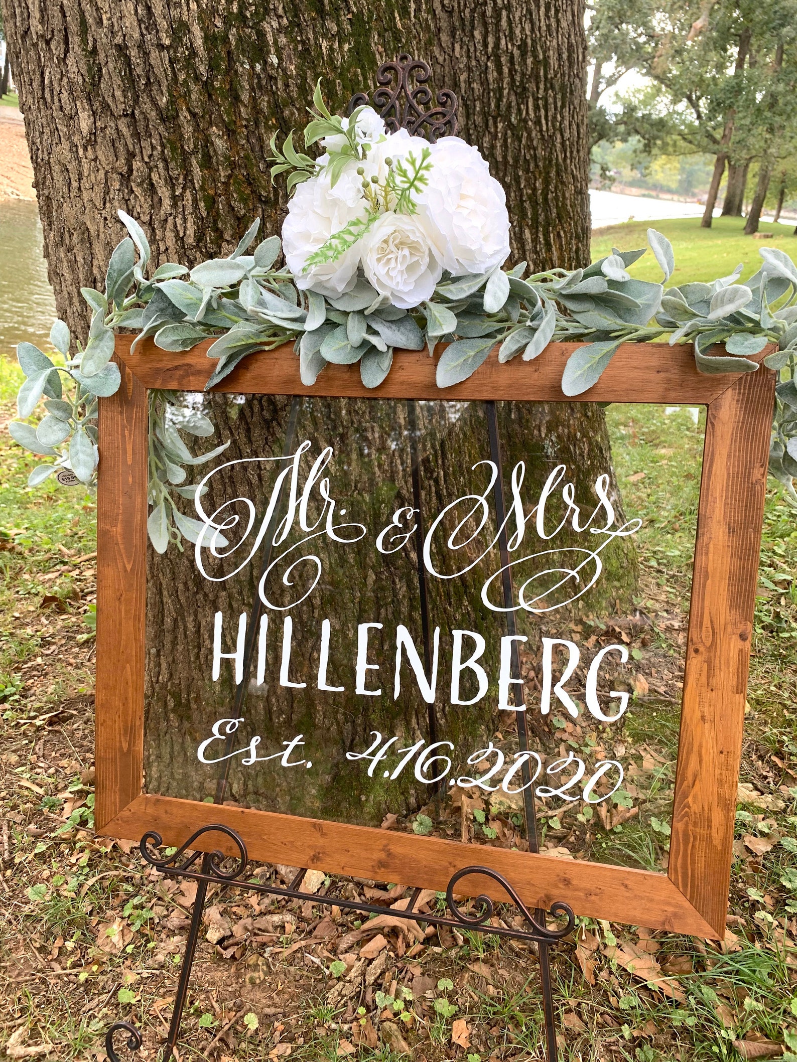 Mr and Mrs Wedding Sign Wedding Welcome Sign Acrylic Wedding | Etsy