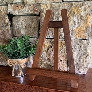 Wood Tabletop Easel, Wedding Sign Stand, Art Easel for