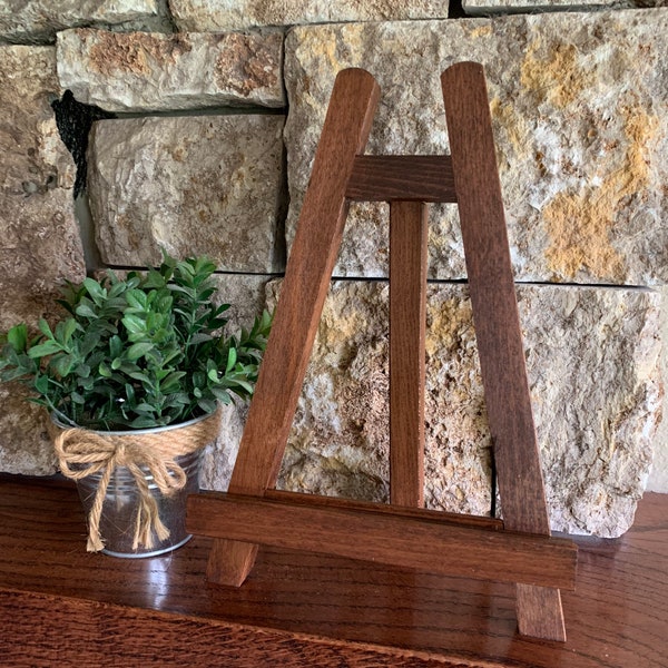 Wood Tabletop Easel, Wedding Sign Stand, Art Easel for