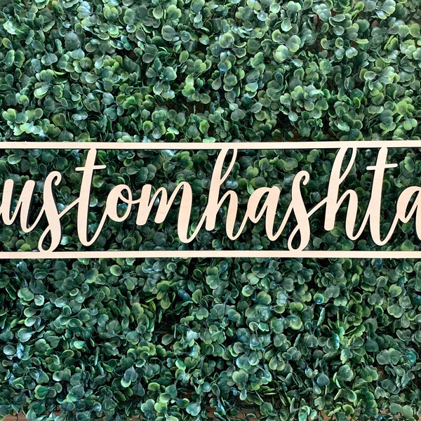 Custom Hashtag Sign, Custom Colors