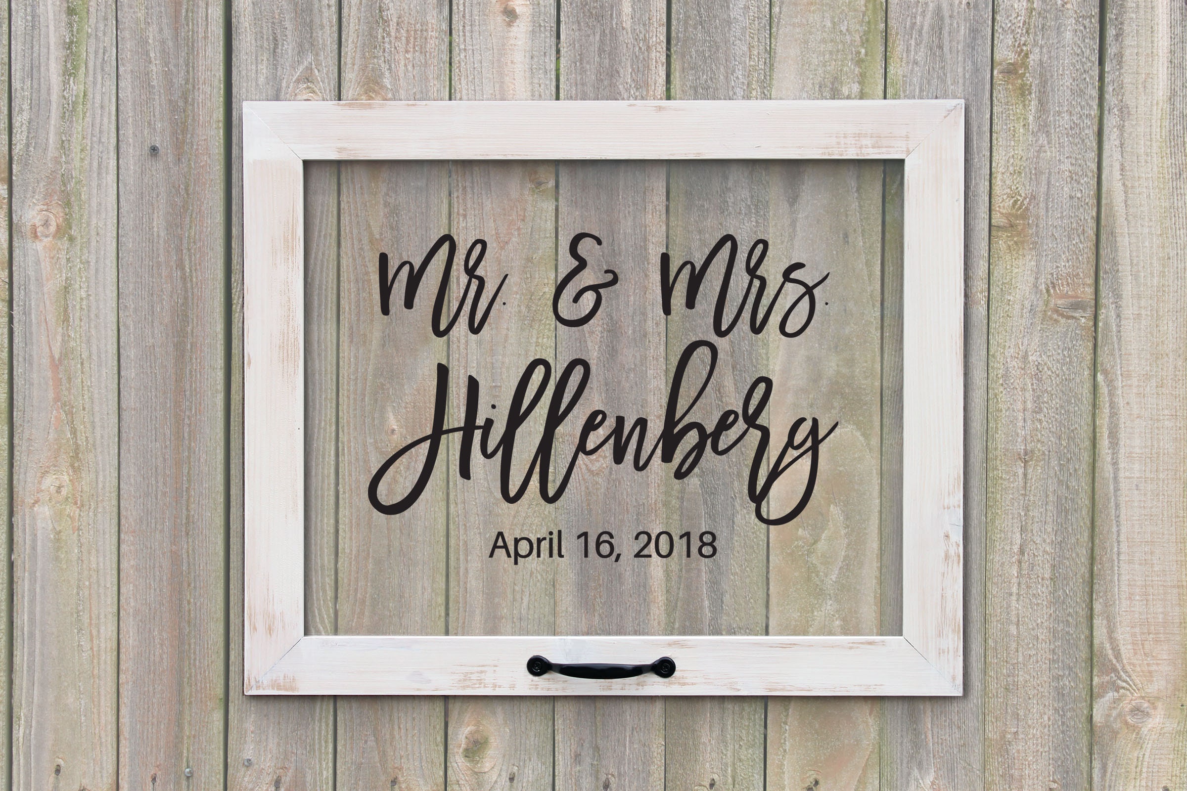 Acrylic Mr and Mrs Sign Personalized Wedding Sign | Etsy