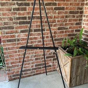 Wood Floor Easel, Wedding Sign Stand, Art Easel