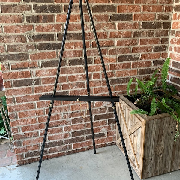 Wood Floor Easel, Wedding Sign Stand, Art Easel