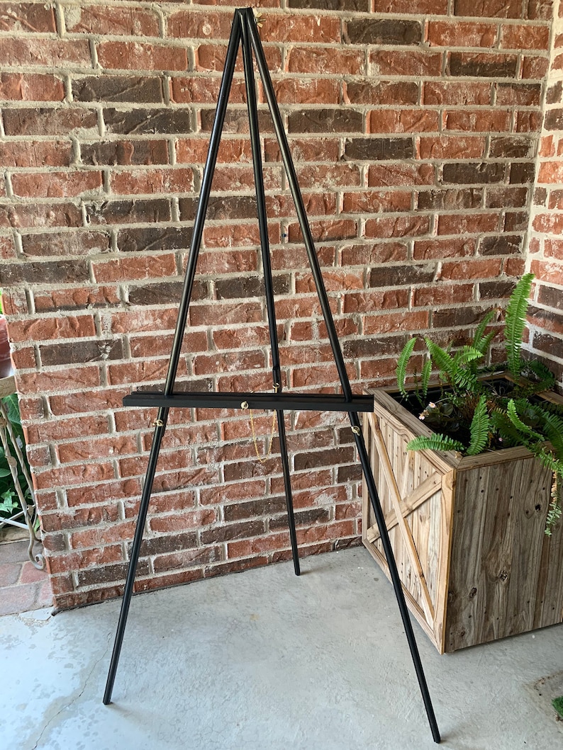 Wood Floor Easel Wedding Sign Stand Art Easel Etsy