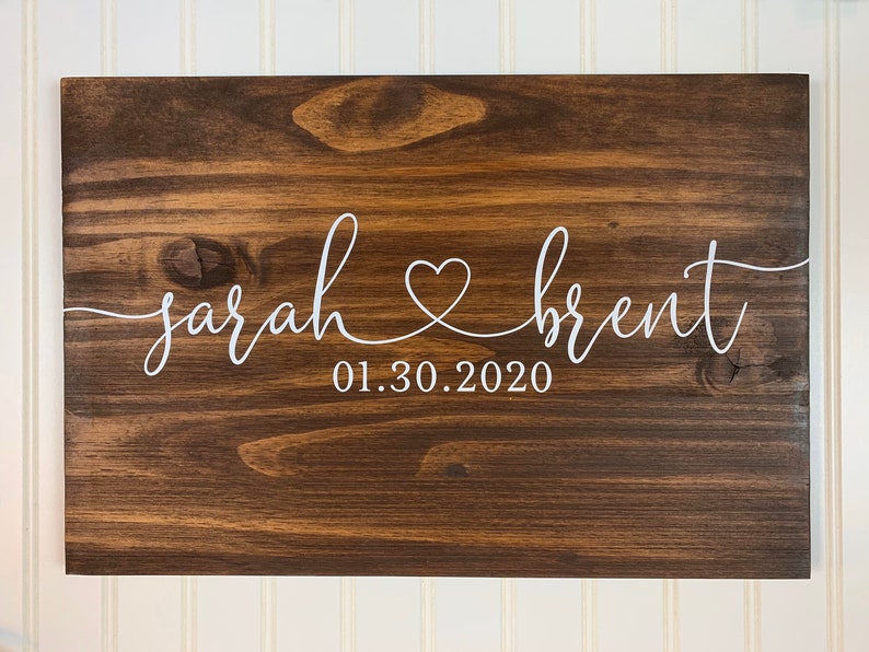 Wedding Guest Book Sign Rustic Wooden Guest Book Wedding Etsy