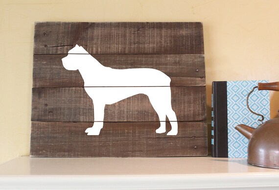 Cane Corso Sign Reclaimed Wood Sign Cane Corso Art Cane Corso Artwork Wooden Cane Corso Cane Corso Gift Cane Corso Plaque Cane Corso