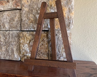 Wood Tabletop Easel, Wedding Sign Stand, Art Easel for