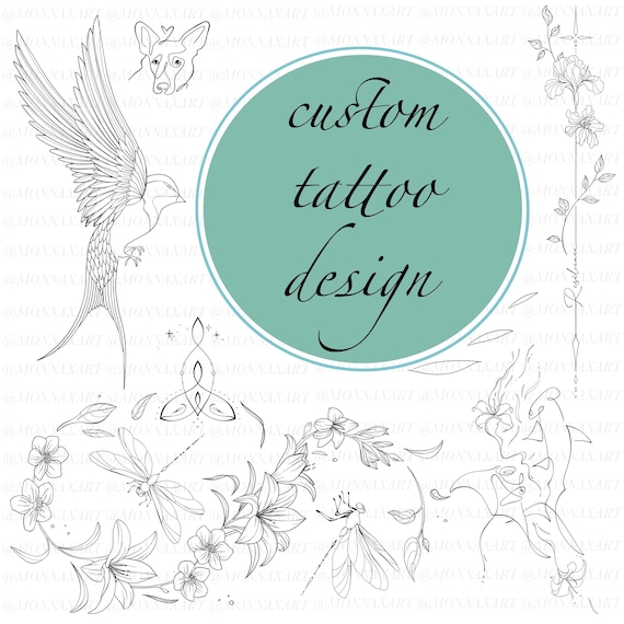 Custom Tattoo Design | Unique Personalised Art (Digital)