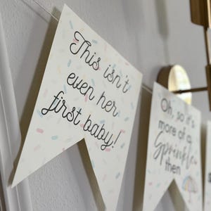 Schitt’s Creek Baby Sprinkle Banner| Funny Printable Baby Shower Decor| Instant Download| David Rose Quotes Party Banner|Schitts Creek Party
