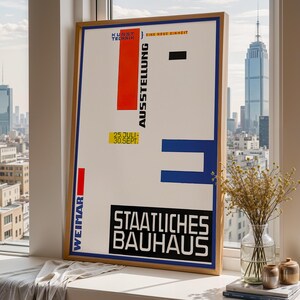 Bauhaus Exhibition Poster: Herbert Bayer, Weimar Period Art Print