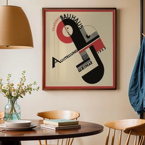 Bauhaus Exhibition Poster: 1923 Weimar Abstract Art Print