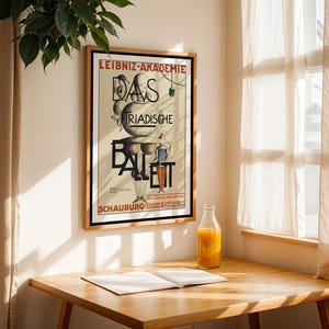 Bauhaus &#39;Das Triadische Ballett&#39; Poster: Vintage Geometry Art Print