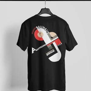 Bauhaus Unisex T-Shirt –Minimalist Design Shirt, bauhaus shirt, bauhaus style, stampa bauhaus, estilo bauhaus, bauhaus design, bauhaus beige