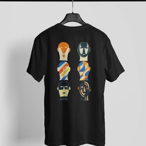 Bauhaus T-Shirt – Minimalist Design Face Shirt, bauhaus shirt, bauhaus style, stampa bauhaus, estilo bauhaus, bauhaus design, bauhaus beige