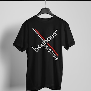Bauhaus T-Shirt – Dry Cotton Shirt, Typographic bauhaus Shirt, bauhaus style, stampa bauhaus, estilo bauhaus, bauhaus design, bauhaus beige