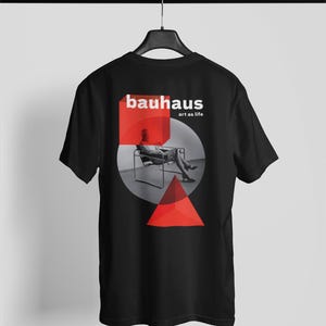 Bauhaus Style, Graphic Design Lovers, Unisex T-Shirt – Minimalist Design Shirt, bauhaus shirt, bauhaus style, stampa bauhaus, Estilo Bauhaus