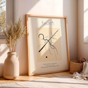Kandinsky Abstraktes Bauhaus Poster: Geometrische Komposition Kunst