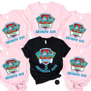 Patrol Shirt, Patrol Birthday Shirt, Custom Patrol Tee, Family Matching Shirt, Patrol Family T-Shirt, Mom Patrol Shirt, Dad Patrol Shirts