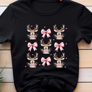 Reindeer Christmas Tshirt, Reindeer Shirt, Winter Shirt, Xmas Shirt, Deer Tshirt, Christmas Animal Tshirt, Reindeer T Shirt, Christmas Shirt