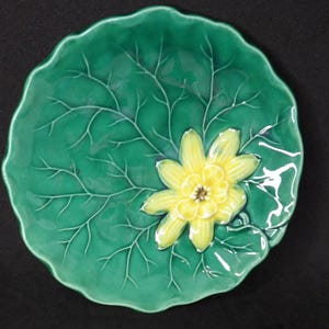 Vintage Zell am Harmersbach German Majolica Plate