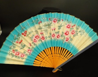Vintage Blumen Fächer