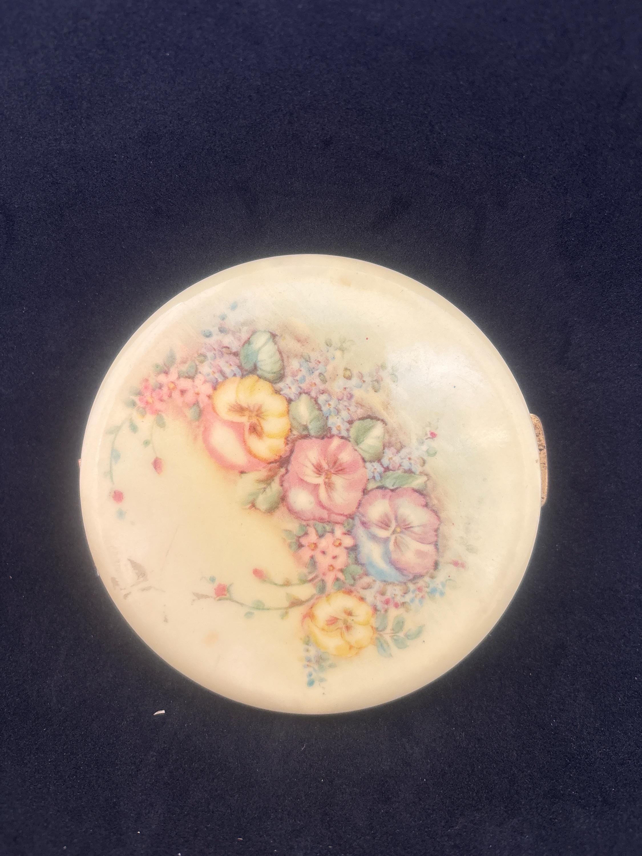 Vintage powder compact - Etsy 日本