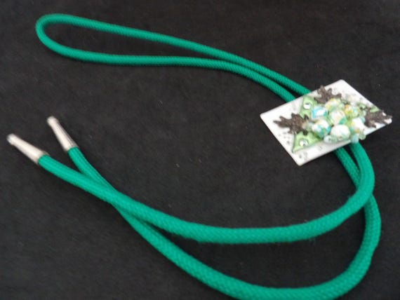 Vintage Handcrafted Rectangular Ceramic Bolo - image 6