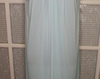 Sukienka nocna Vintage Shadowline Blue Lace