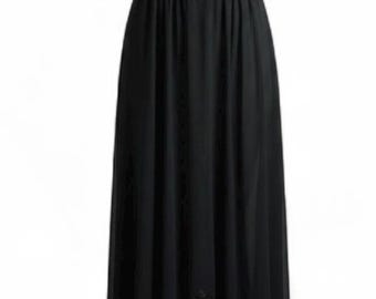 Vintage Black Old Hollywood Nightgown