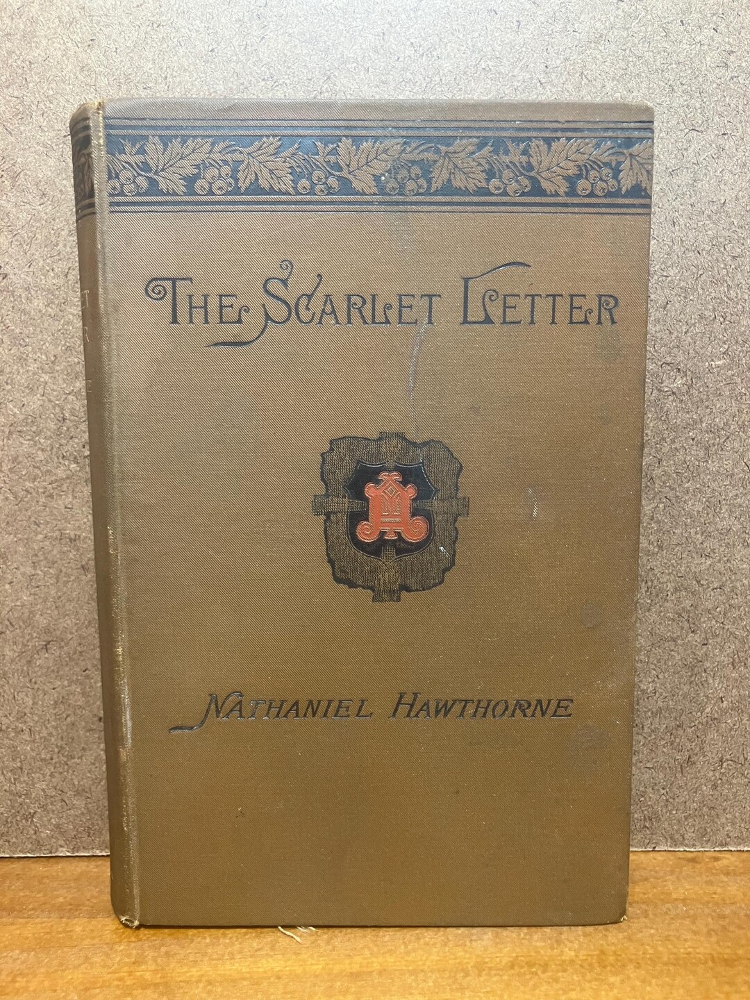 1887 the Scarlet Letter Nathaniel Hawthorne Early Edition Antique Book ...