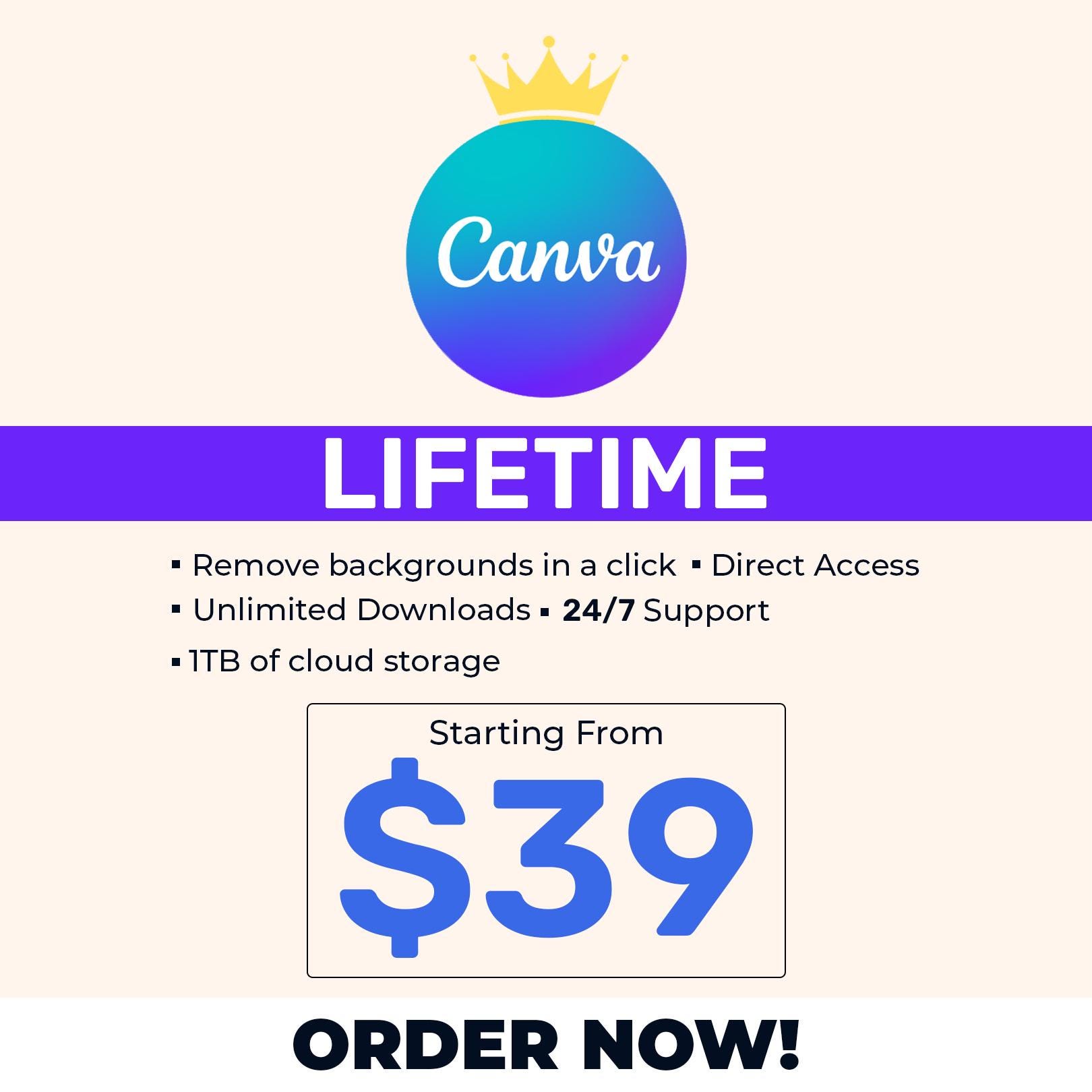 Lifetime Deal for Canva: Unlock Unlimited Creativity Forever