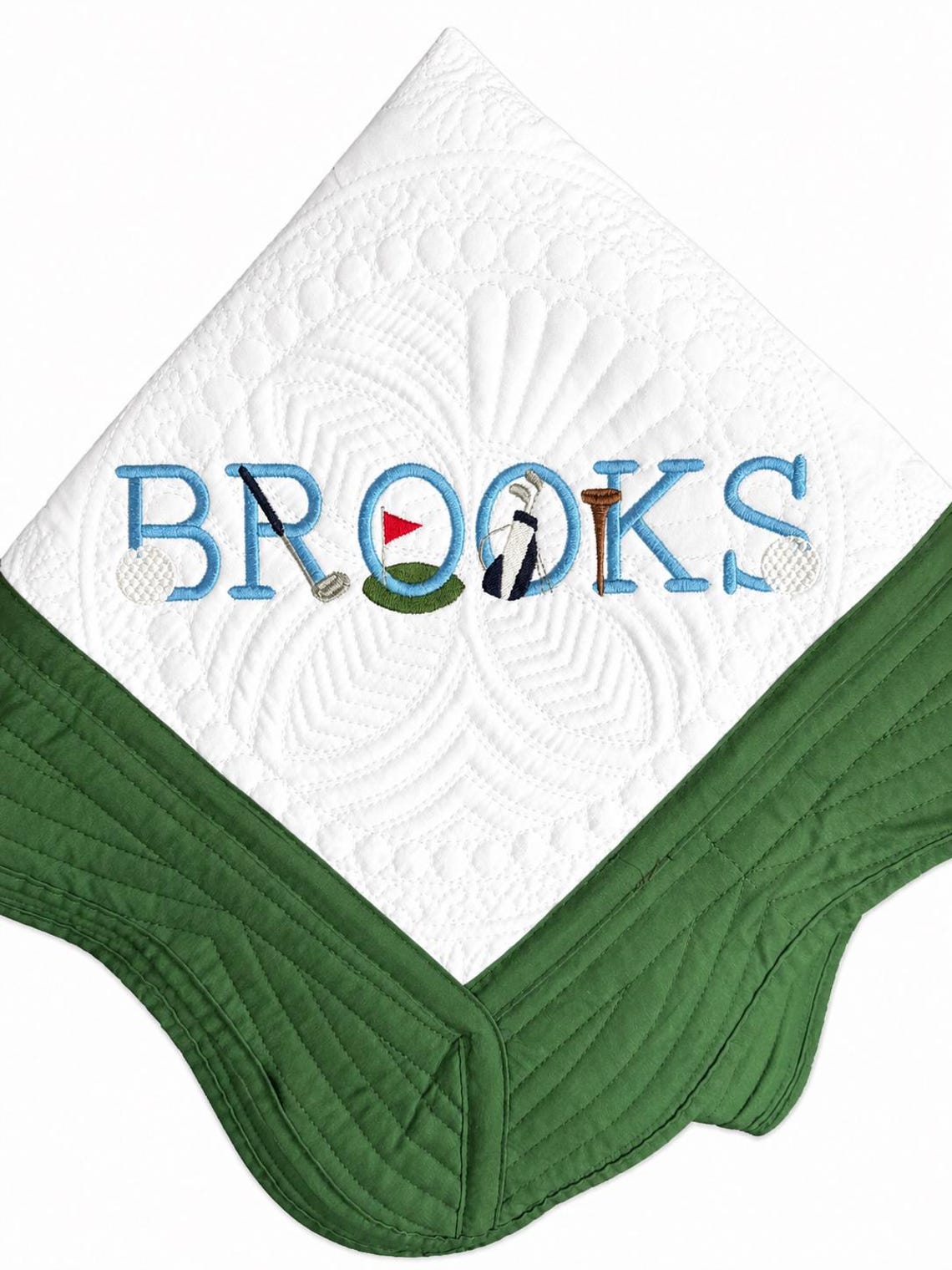Personalized Golf Baby Blanket