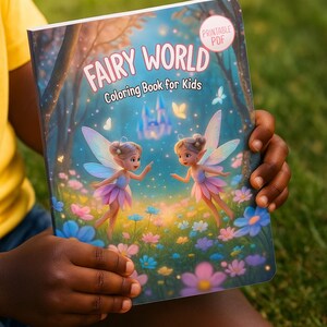 Fairy World Coloring Book for Kids – Magical Fairies, Enchanted Forest ...