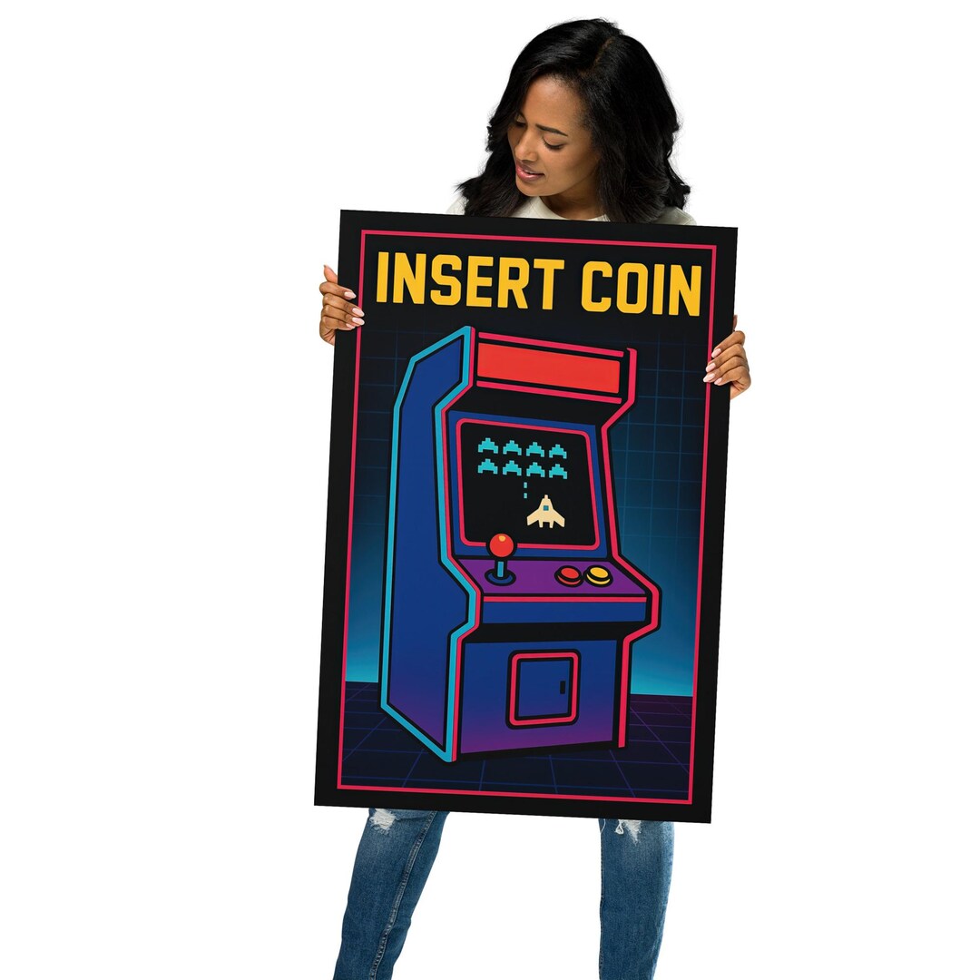 Poster: Retro Arcade Machine 