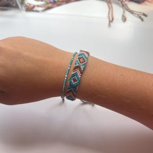 friendship bracelet with a beaded bracelet