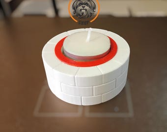 3D Printable Tealight Holder STL Model: DIY Decorative Light Fixture