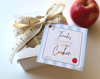 Teacher Appreciation Gift Tag – Printable Thank You Tag (Digital Download)