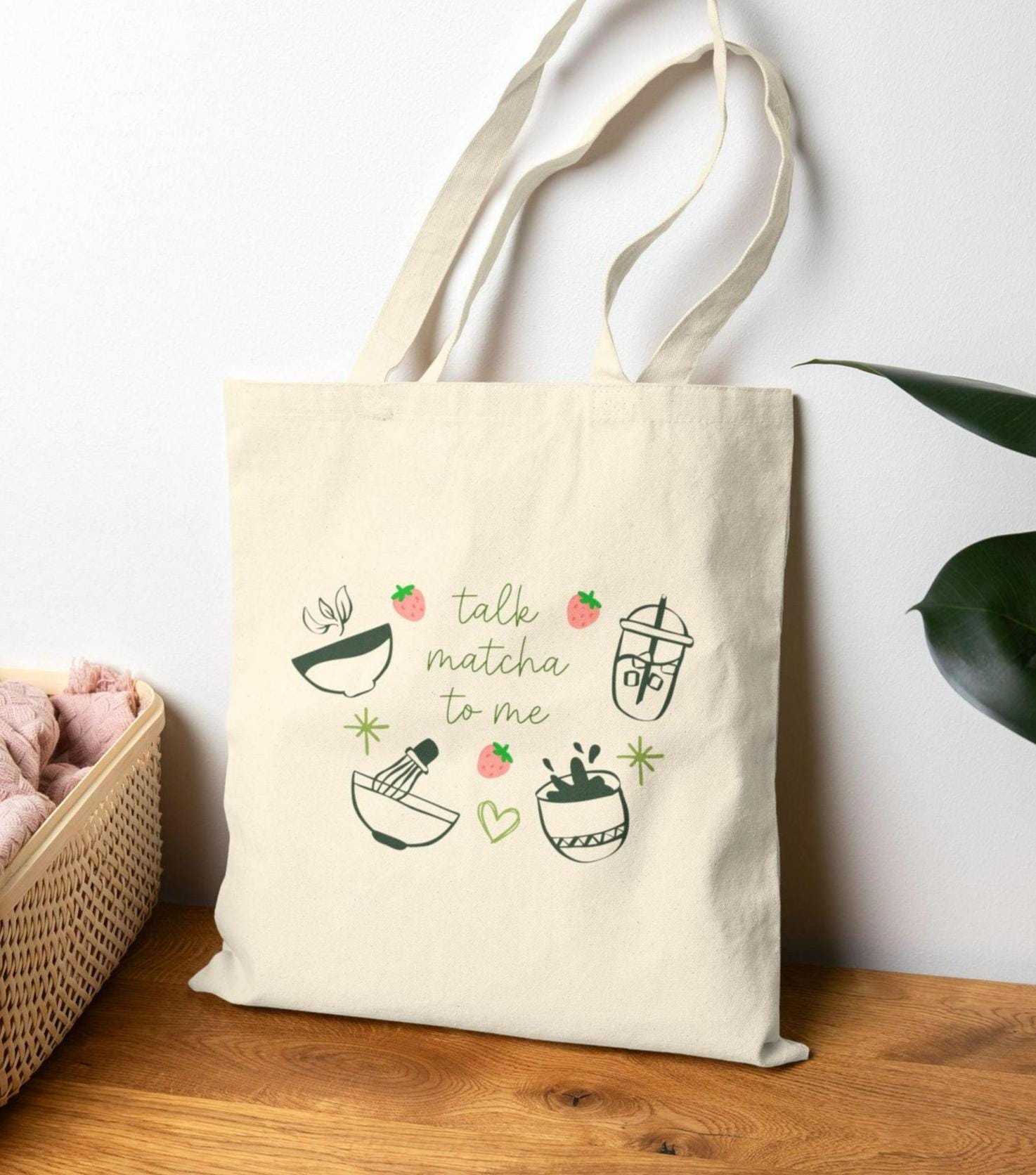 Matcha Tote Bag - Etsy