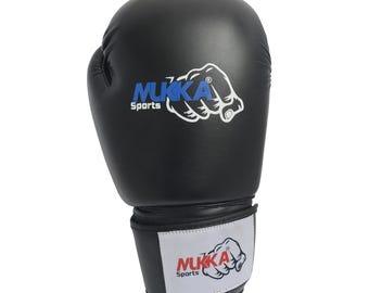 Synthetic Leather Boxing Gloves: IMF Padded Training, Secure Wrist Support