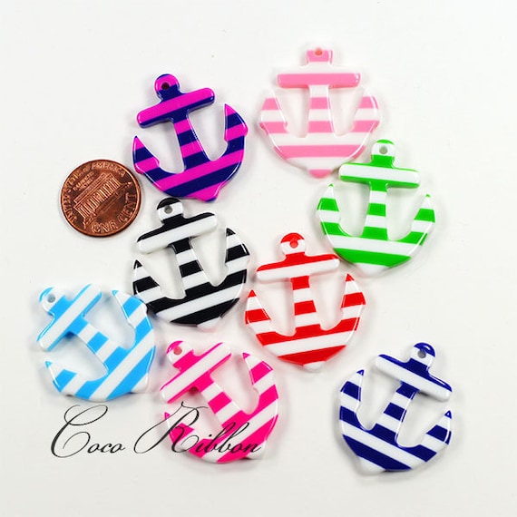 6pc Gradient Pastel Rainbow Glitter Moon Flatback Resin Cabochon G16
