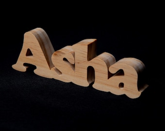 Nombre de madera personalizado