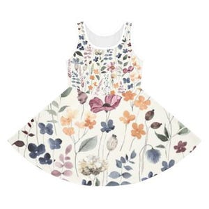 Girls&#39; Sleeveless Sundress (AOP)