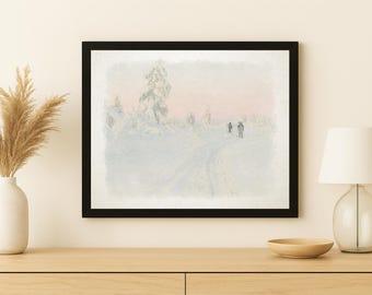 Custom Watercolor Travel Portrait | Hand-Painted Destination Art