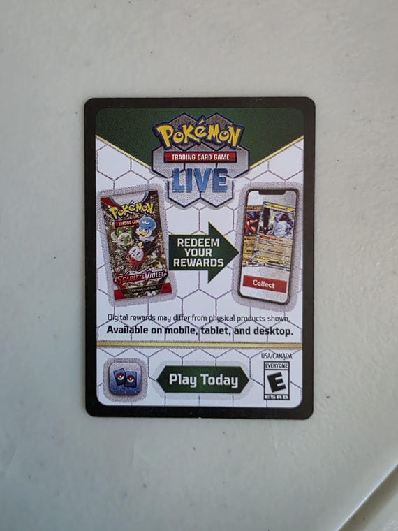 pokemon trading card game live codes Pokemon TCG: Online/Live Code Card – Double Sleeved main image 0