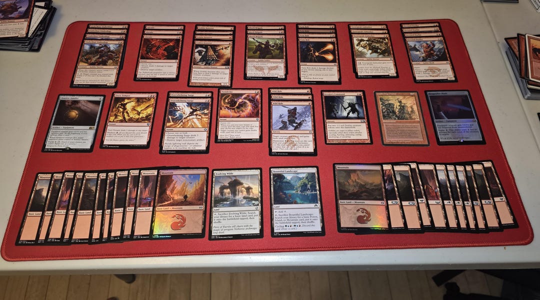 Magic the Gathering Mono Red Goblin Army Modern Deck (MTG) - Etsy