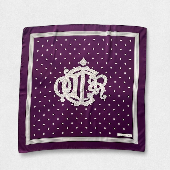 Vintage Christian Dior Silk Scarf Christian Dior Shawl Dior